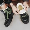 Fashion Casual Winter Outdoor Warm Retro Board Shoes Men's Trendy Versatile Thick Bottom Lace Wear Resistant Ankle Boots Botas Mujer