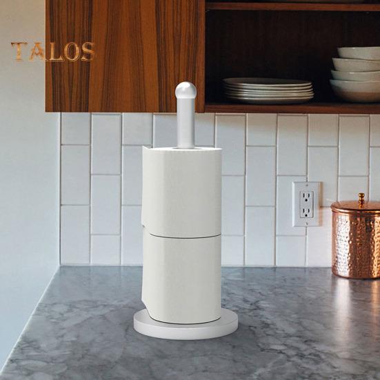 Porta Rotolo di Carta da Cucina da Banco con Base Ponderata Antiscivolo Resistente alla Ruggine e alla Corrosione Acciaio Inossidabile Porta Rotolo di Carta da Cucina