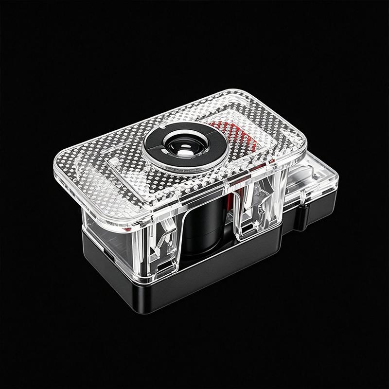 2Pcs Car Door Logo Emblem Welcome Led Light For Volvo 240 C70 S40 S50 S60 S70 S80 S90 V40 V50 V60 V90 XC40 XC60 XC90 Vnl Truck
