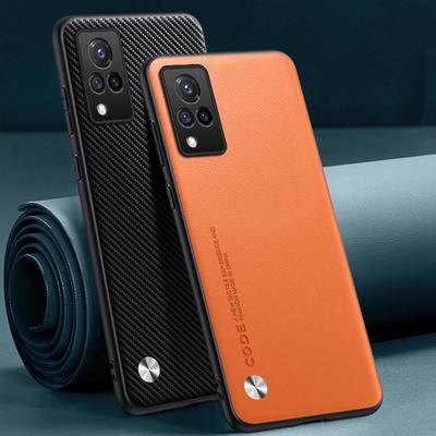 Luxus PU Ledertasche für Vivo V21 V21E 4G Rückseite Matte Silikon Schutz Telefonhülle für Vivo V20 SE V21E 5G V21 E Coque