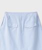 FALLETT Striped Skirt Sky Blue