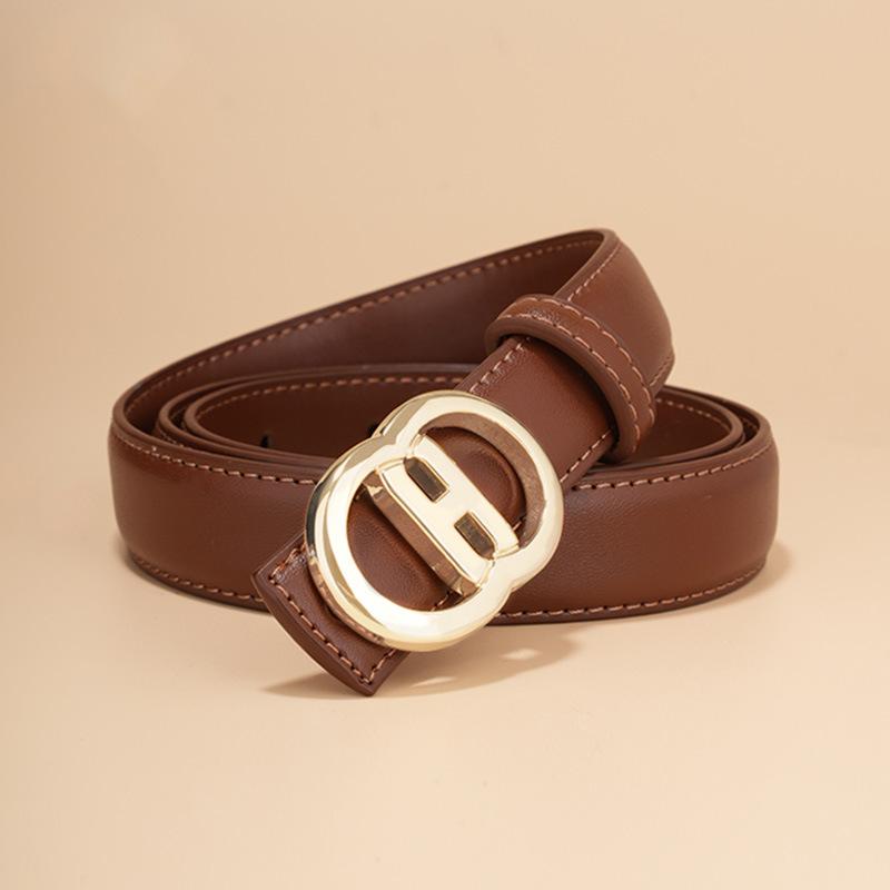 Ladies Casual Simple and High-end Pairing Skirt Belt and Fashionable Trendy Belt Belt