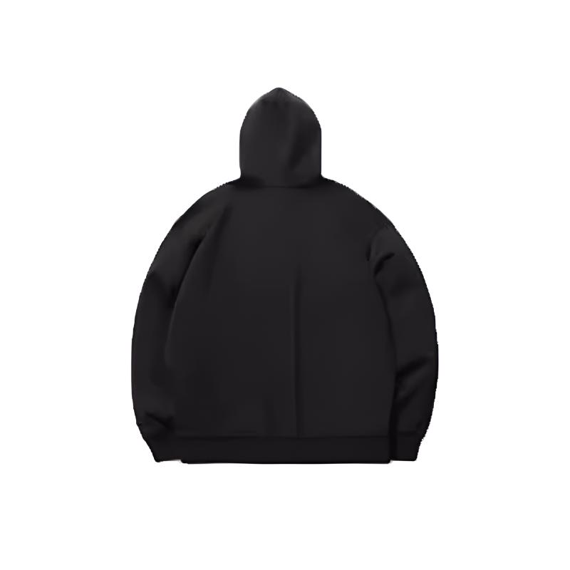 Li Ning Chinese Character Print Fashion Trendy Sports Casual Versatile Hoodie Pullover Long Sleeve Sweatshirt Unisex sweatshirt YWDV377-1