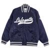 LFYT [New] LA221008 WORLD CHAMPS SATIN VARSITY JACKET Stadium Jacket M NavyUsed