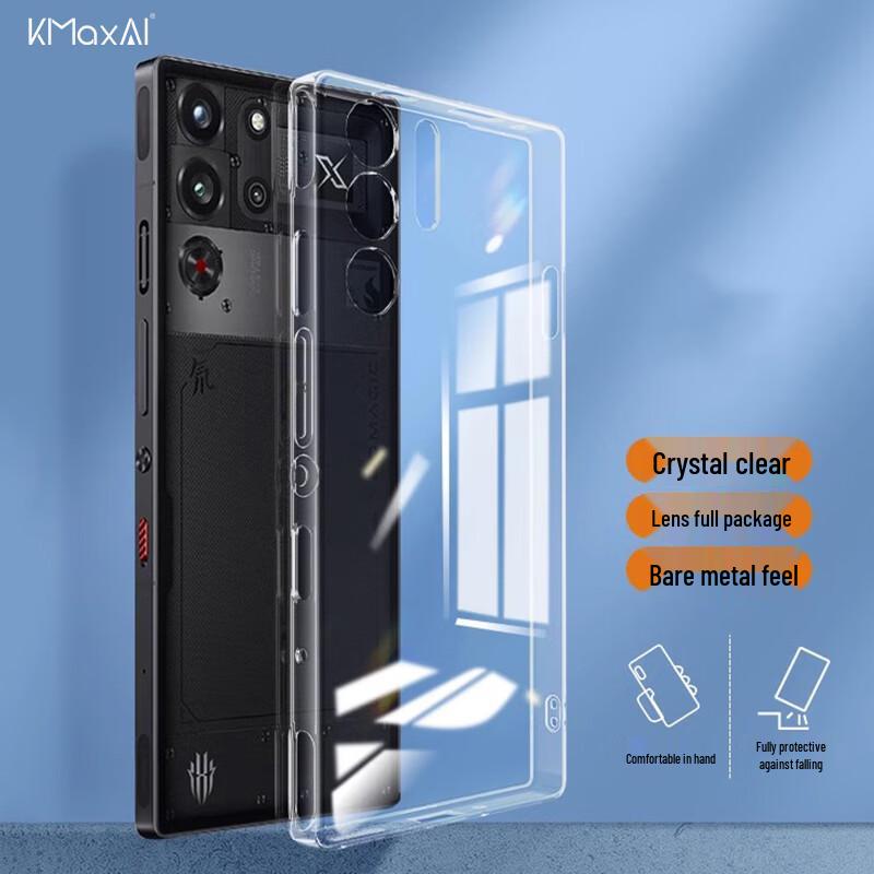 KMaxAI Przezroczyste etui TPU na telefon dla Nubii