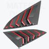 For Changan 3th UNI-V 2022-2025 Blinds Rear Triangular Car Window Exterior Decorative Patch Modified Supplies Accessories