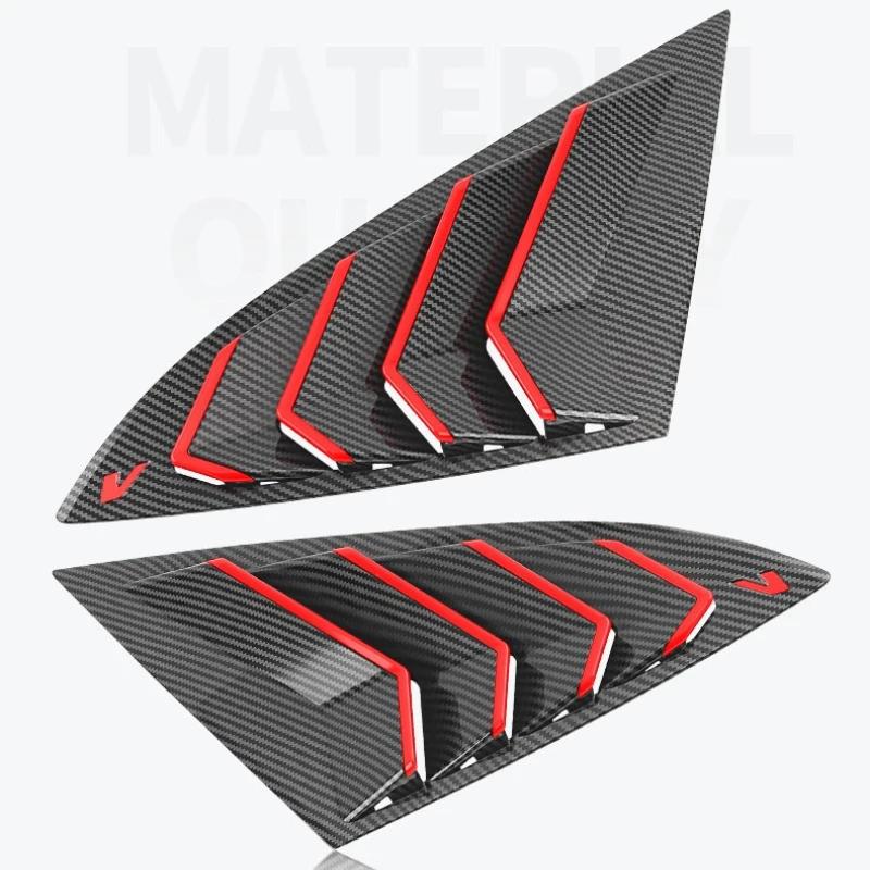 For Changan 3th UNI-V 2022-2025 Blinds Rear Triangular Car Window Exterior Decorative Patch Modified Supplies Accessories