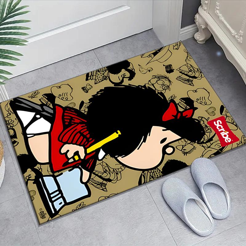 1pc Mafalda2 Design Area Rug - Non-Slip, Soft & Cozy Floor Mat for Living Room, Bedroom, Office - Indoor/Outdoor Decorative Carpet