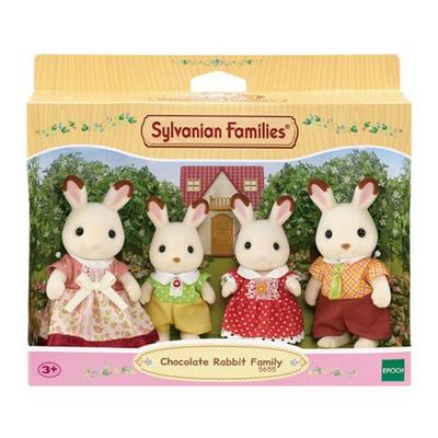 Sylvanian Family 5655 New Chocolate Rabbit Family, 1 Piece, Korean Popular Toys