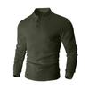 Men's Solid Color Sports Button Lapel Long Sleeve Tops Men's Casual Fashion Long Sleeve Tops