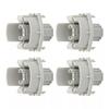 4 Pcs Rear License Plate Light Bulb Socket For Honda Accord Civic CR-V Odyssey