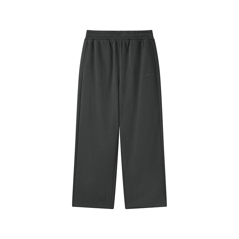 Skechers Mid Rise Loose Fit Straight Leg Knit Sports Pants Unisex bottoms L425U033-03B6 S