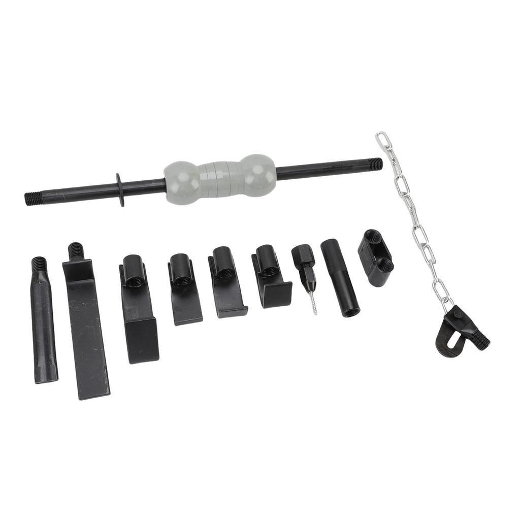 13PCS Slide Hammer Dent Puller Set Universal Heavy Duty Auto Body Truck Repair Tool Kit with