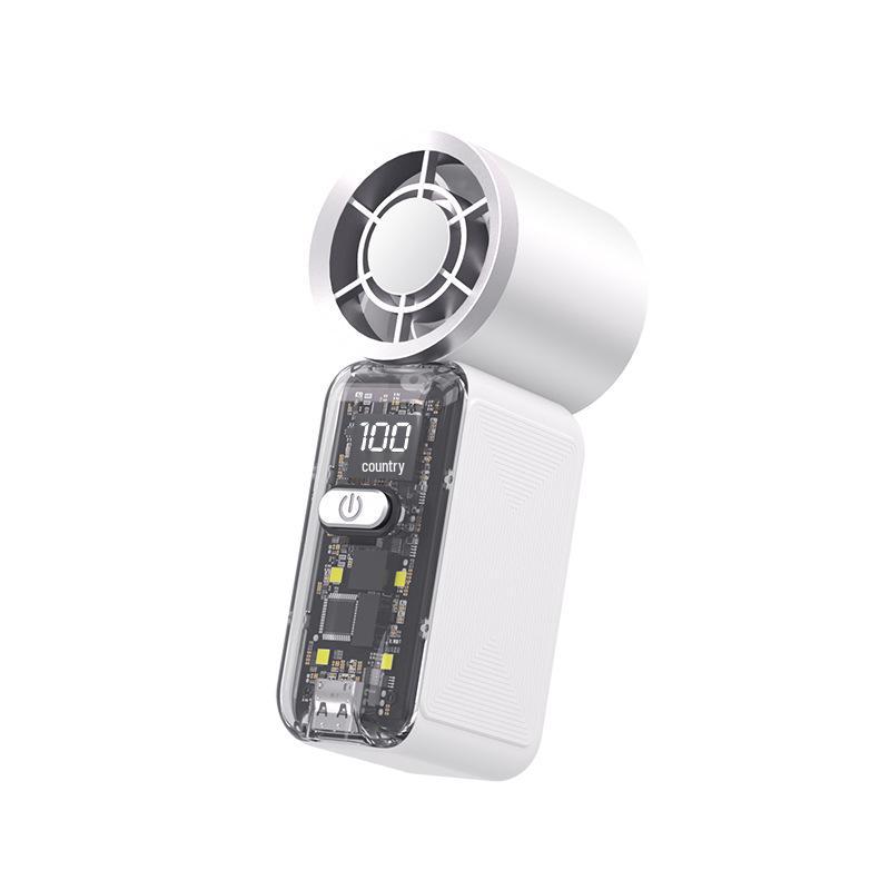 Rechargeable Portable Handheld Pocket Fan with High-Speed Wind Power