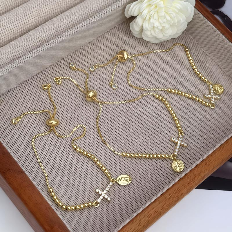 Cross Handmade Bead Bracelet for Women's  Anniversary Accessories Suitable for Daily Wear