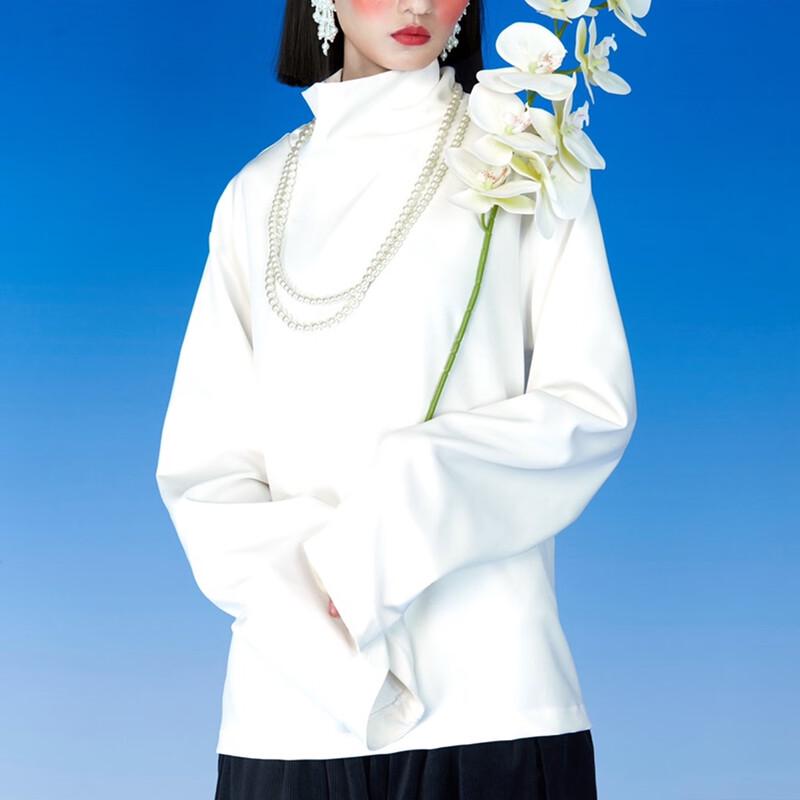 

JK&JS Women s New Chinese Style High-Neck Long-Sleeve Top XL