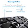 2.4G Wireless Bluetooth-compatible Digital Keyboard Mute Rechargeable Keypad 35 Keys Numpad Keyboard for IOS Android Window PC
