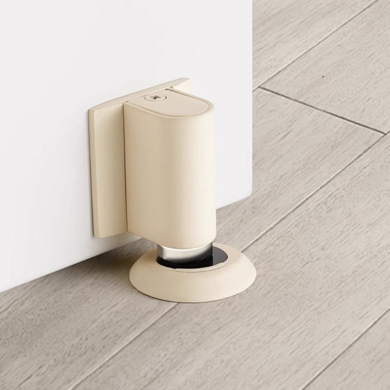 Strong Magnetic Door Stop Alloy Concealed Door Holders Floor Mounted Door stoppers Wall Protector for Office Home