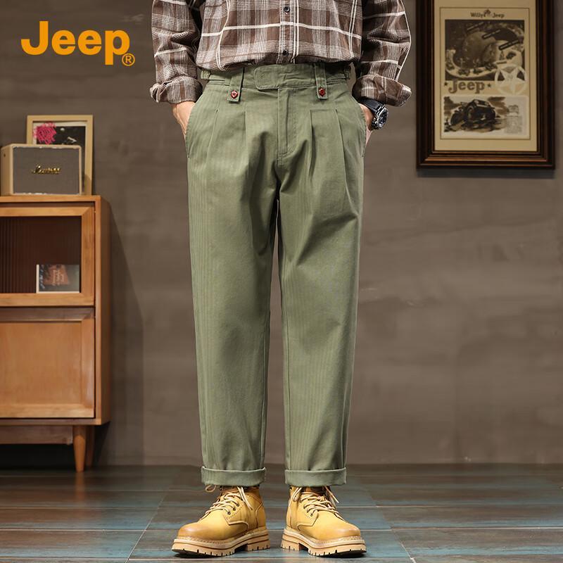 

Мужские американские ретро брюки-карго с высокой талией JEEP S