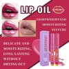 6 Farben Fettiges Lippenöl Click Slick, Press-Lippenstift-Set, Feuchtigkeitsspendender Lippenbalsam, Hochpigmentiertes Glanz-Lippenöl, Langanhaltend, Leichtes und Glänzendes Lippen-Plumper mit