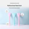 Versatile Double-Headed Silicone Mask Brush with Spoon for Easy Mud Mask Application