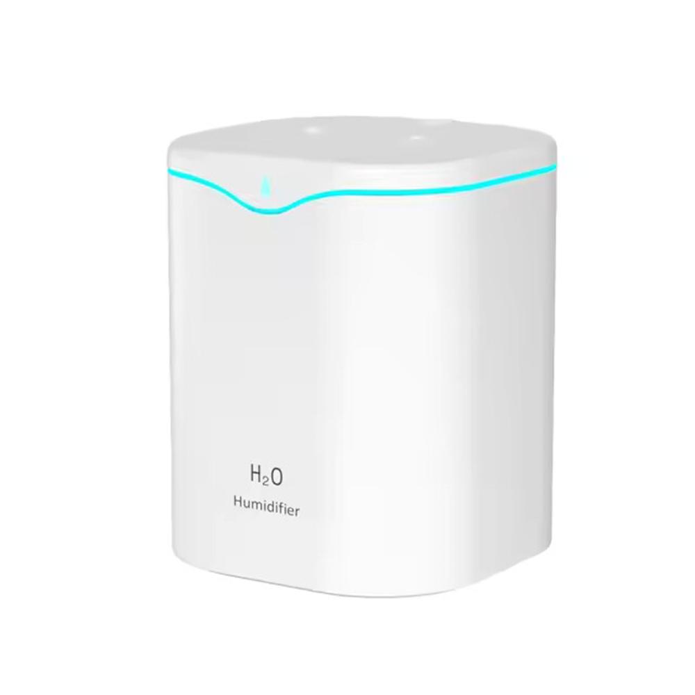 2.2L Large Capacity USB Air Humidifier Double Spray Port Humidifier Cool Mist Maker