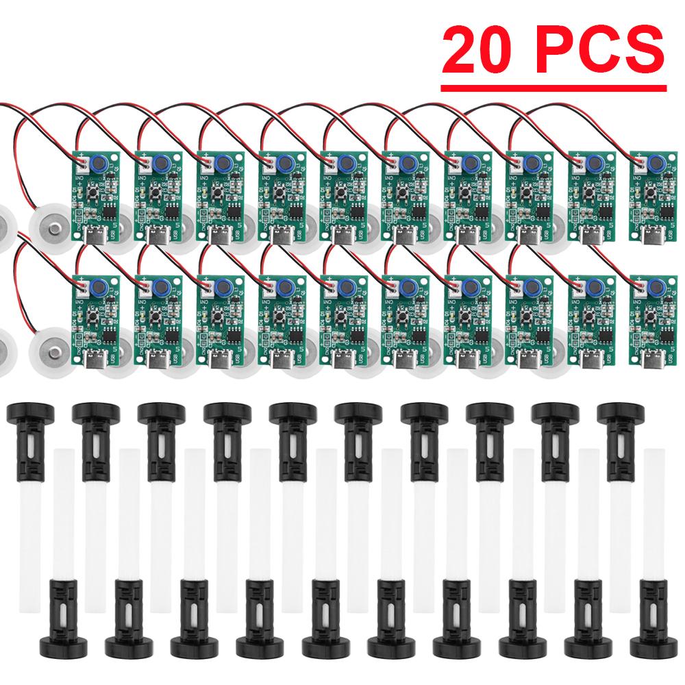 1PCS 5-20PCS DC5V Ultrasonic Spray Humidifier Electronic Atomization Module Set Universal Humidification Module TYPE-C
