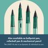 Lamy MINT Medium Fountain Pen with Ergonomic Grip and Polished Steel Nib Lightweight Aluminum Body Includes LAMY T10 Blue Cartridge AL-STAR - - - -