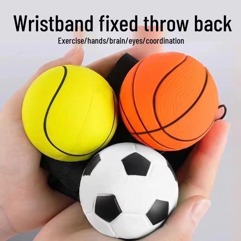 Hand-Thrown Yo-Yo Ball with Wrist Strap for Eye-Hand Coordination & Reaction Training