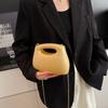 Luxury Designer Evening Clutch Gold Acrylic Women Handbags Fashion Shoulder Bag Flap Half Moon Wedding Purses Party Tote Ladies
