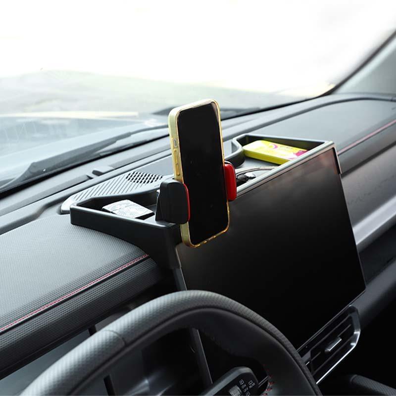 Car Center Console Phone Holder Storage Box Bracket GPS Stand Fit For  Jetour Traveler 2023 Up Shanhai T2 2024 Up Car Interior Accessories