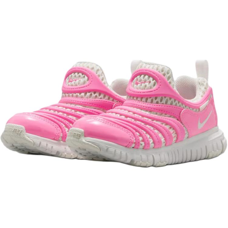 Nike Dynamo Free BR 2 Comfortable Fit Low-Top Walking Shoes Baby Sneaker Pink White IV0523-600