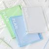 Refillable B5 Size Format Loose Leaf Planner Notebook with Clear PP Cover Reinforced Binding Great for School Office