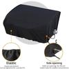 Heavy-Duty Outdoor Grill Cover Compatible with Multiple Grill Sizes – Polyester Construction with Adjustable Drawcord Closure