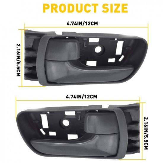 LH RH Door Front Handles Interior Pair Fit 2004-2010 Toyota Sienna 3.5L