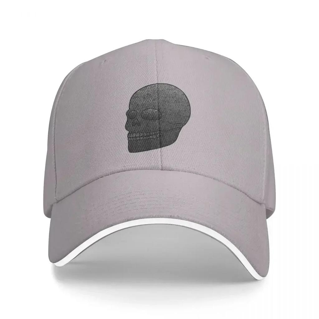 Swirly Skull Baseball Cap Dad Hat Funny Hats Luxury Woman Men's