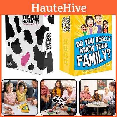 Mentalität Die Herde Urkomisch Süchtig Kinder Familie Brett Kartenspiel Spieler 6