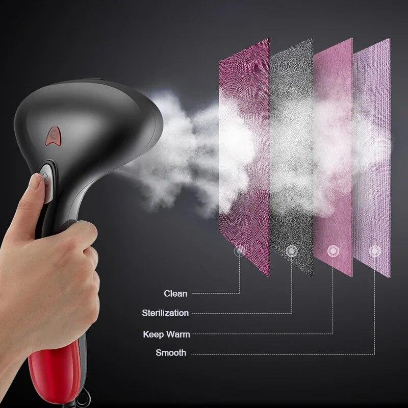 Iron Home Garment Steamer Hand For Clothes Travelling Portable 1500w Powerful Fabric Steam Iron Generator Household Cleaner