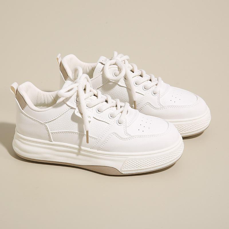 Spring little white shoes new female students heightening platform sports board shoes casual shoes female H6518