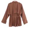 unused CREOLME Safari jacket free Brown Women Used