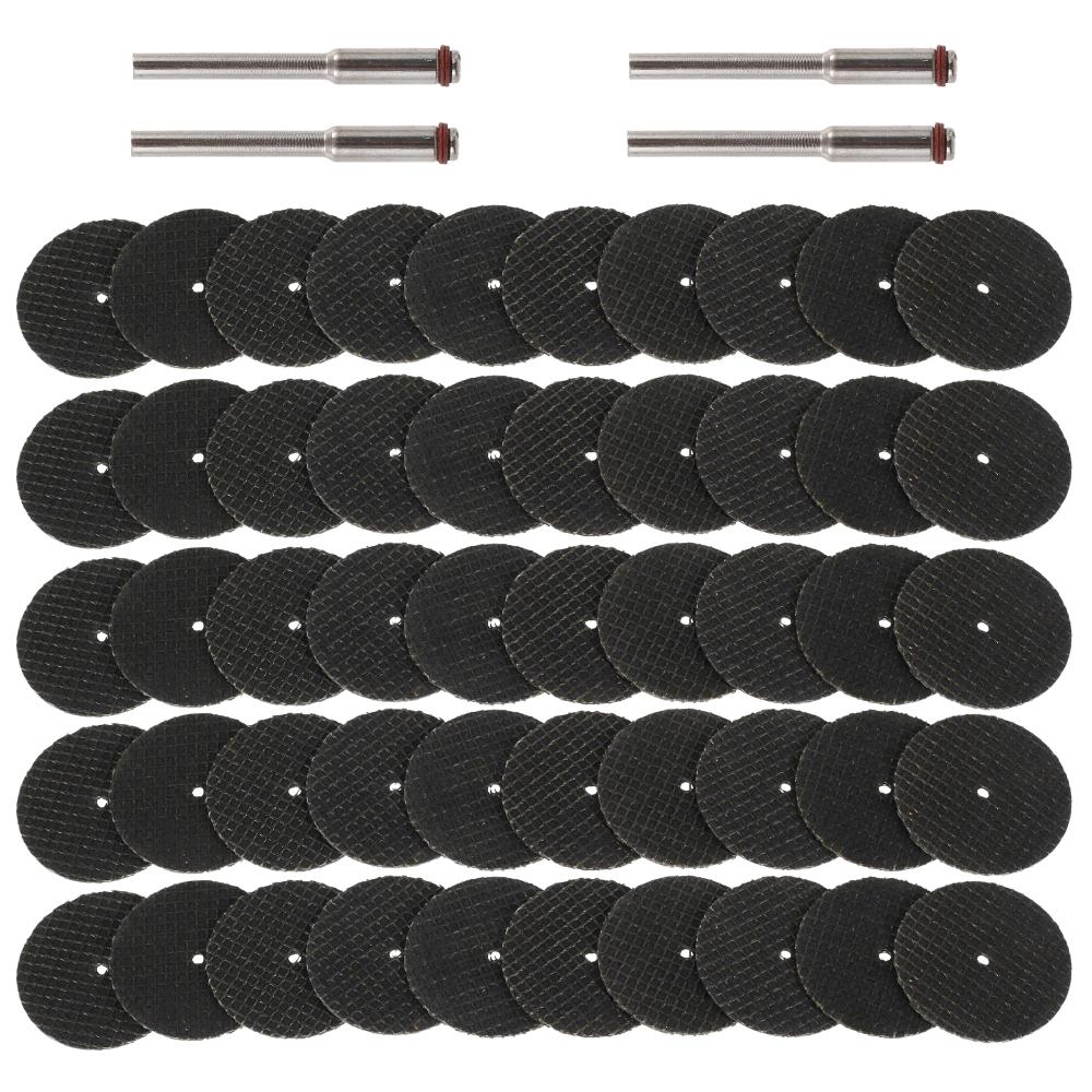 54PCS Mini Cutting Disc Kit HSS Saw Blade Diamond 32mm Cutting Disc +4pcs Mandrels Rotary for Dremel Accesories Rotary Tool