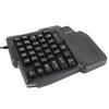 35-Key One-Handed Gaming Keyboard, Waterproof and Anti-Slip Design, Wide Palm Rest, Black One-Handed Keyboard for Computer and Mobile Games – K13