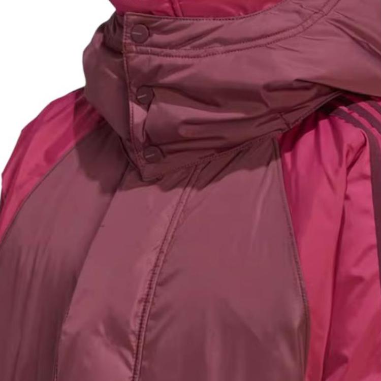 Adidas Originals Windproof Warm Comfortable Long Sleeve Jacket Down Coat Women jackets Red GD2508