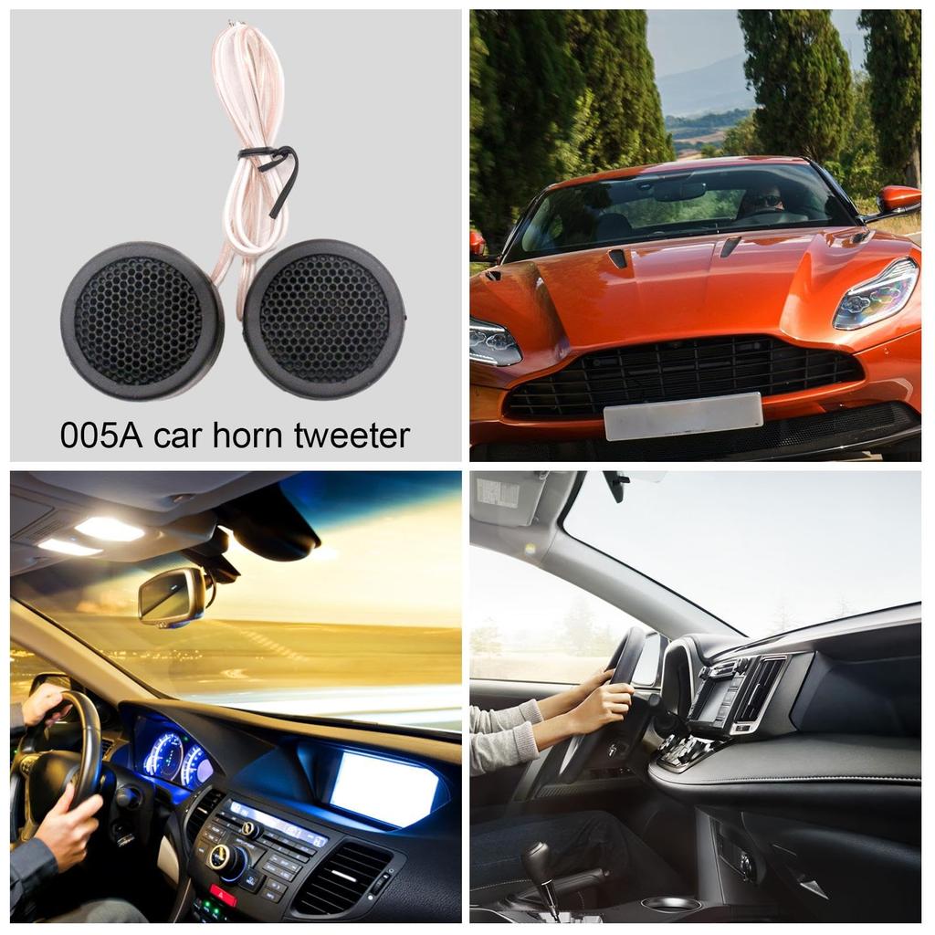 Car Tweeter | High Efficiency Dome Speaker 500W - Auto Treble Horn Car, High