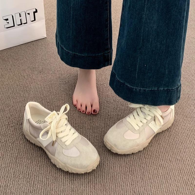 

thick-soled women s summer little white shoes versatile sports shoes board shoes 35