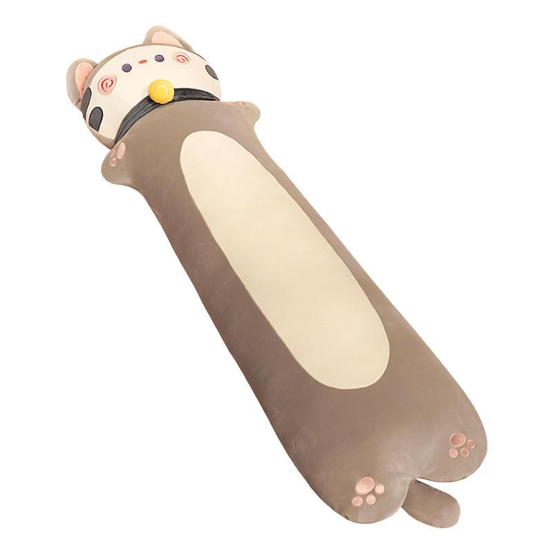 Long Cat Cartoon Pillow Plush Toy Animal Stuffed Doll Decorations Kids Gift