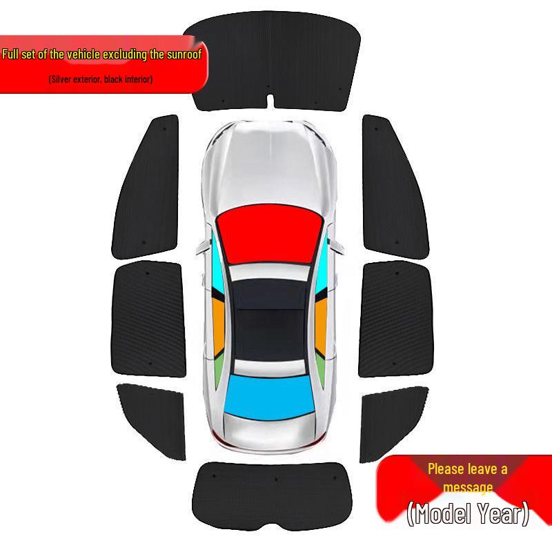 BYD Seal Sunshade: Heat-Blocking Car Window Curtains & Windshield Visor.