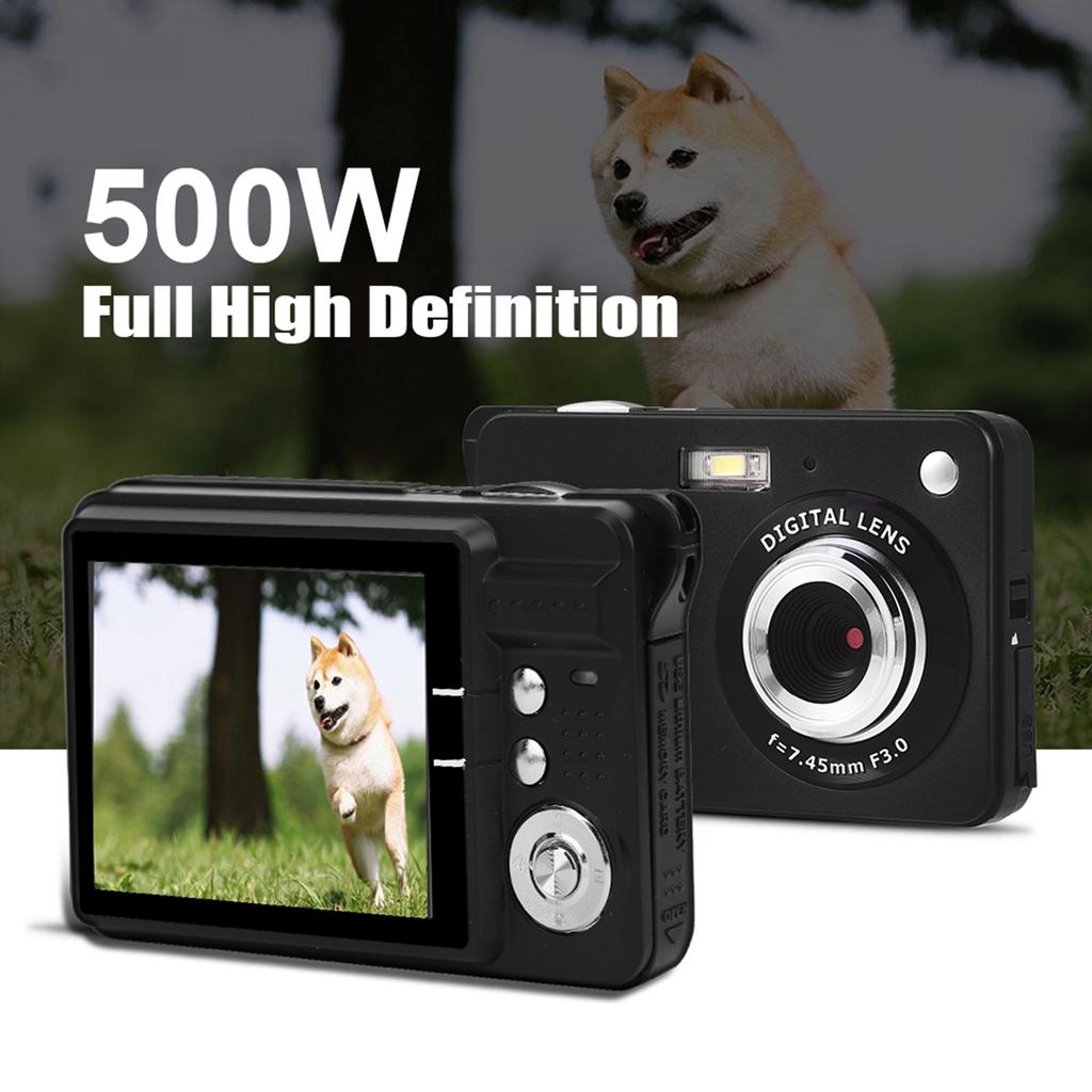 8x Zoom Card Digital Camera 5 MP 2.7in LCD Display Maximum Support 32GB Memory Card Builtin Microphone