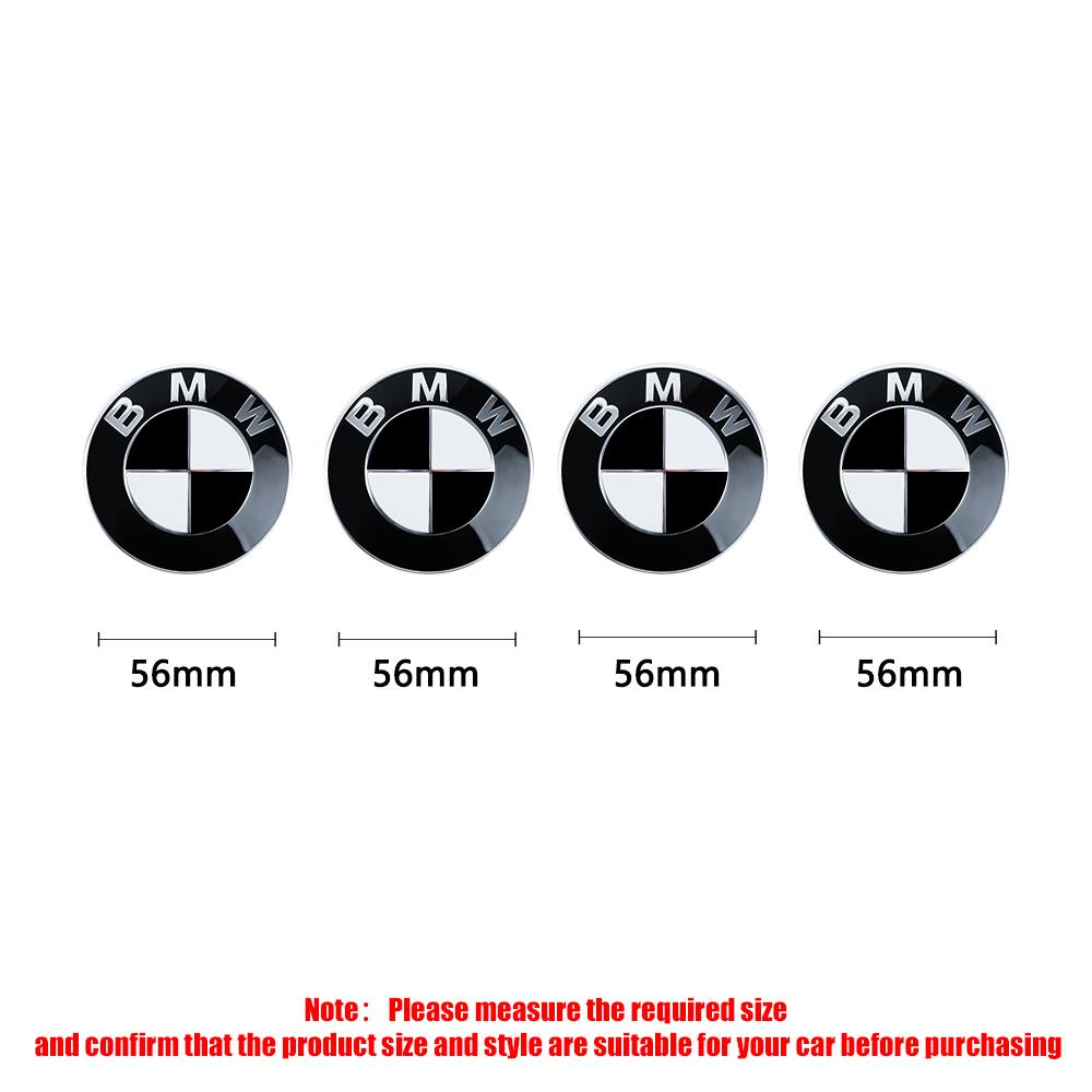 4PCS 56/68mm Auto Hub Caps Car Wheel Center Covers For BMW 3 5 7 Series M M3 M5 M6 F01 F20 F10 X5 Hubcaps Decoration Accessories