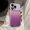 Glitter Gradient Camera Film Protector Case for For Iphone 1 16 17 Pro Max 13 14 17Pro Bling Shockproof Large Window Cover